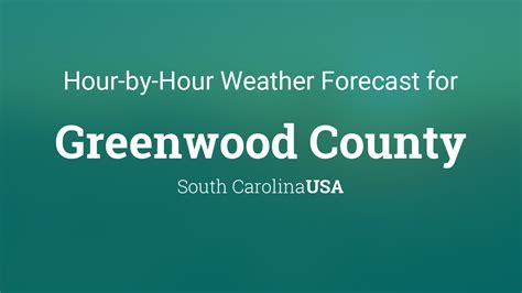 Greenwood, SC Hourly Weather 